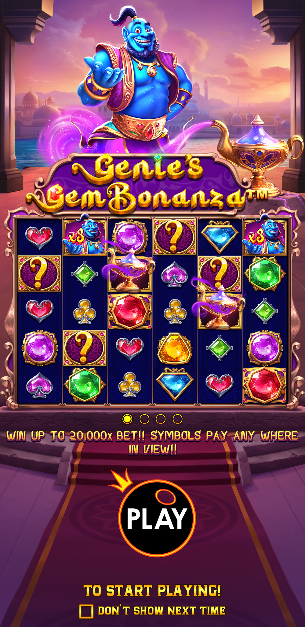 Genie's Gem Bonanza - screenshot with slot description 6